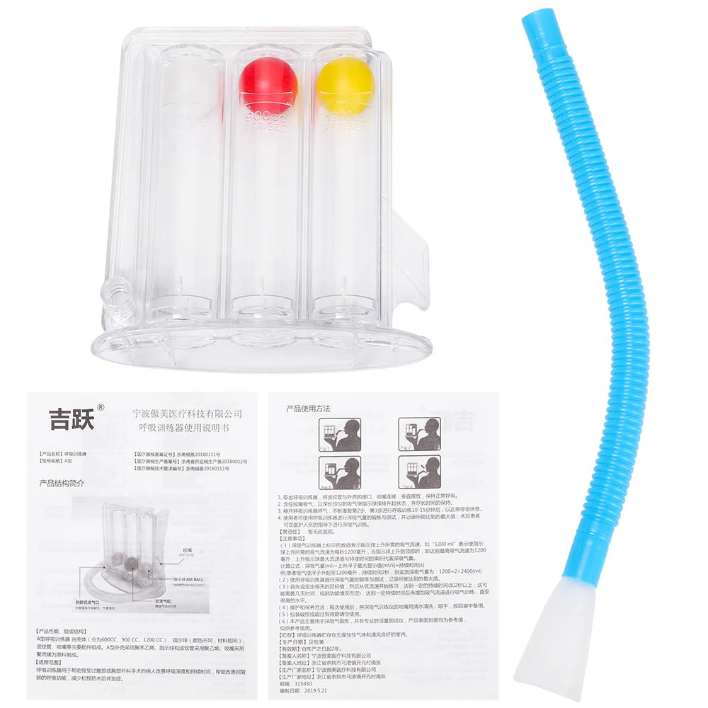 3-Ball Lung Breathing Trainer