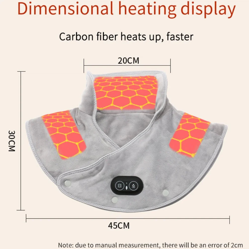 Heated Neck & Shoulder Wrap Massager