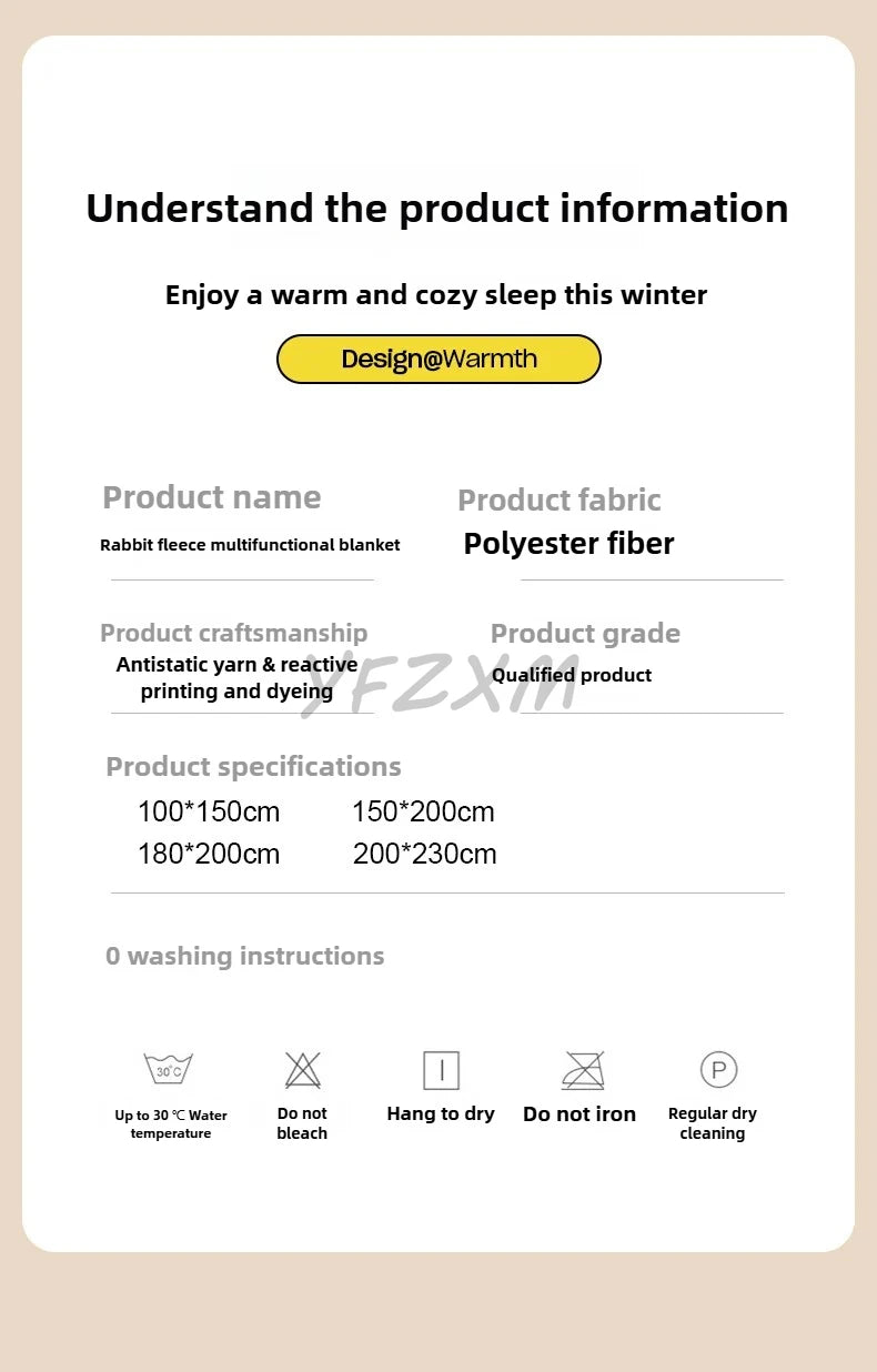 Soft Flannel Multi-Purpose Blanket