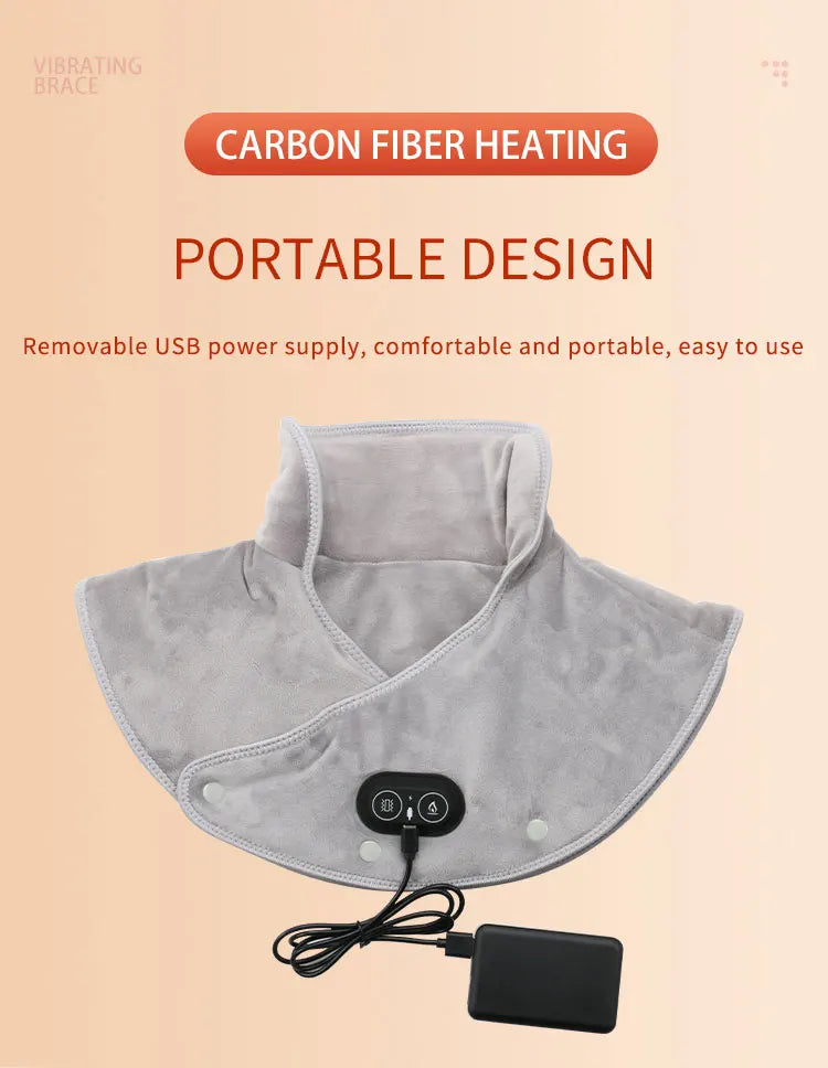 Heated Neck & Shoulder Wrap Massager