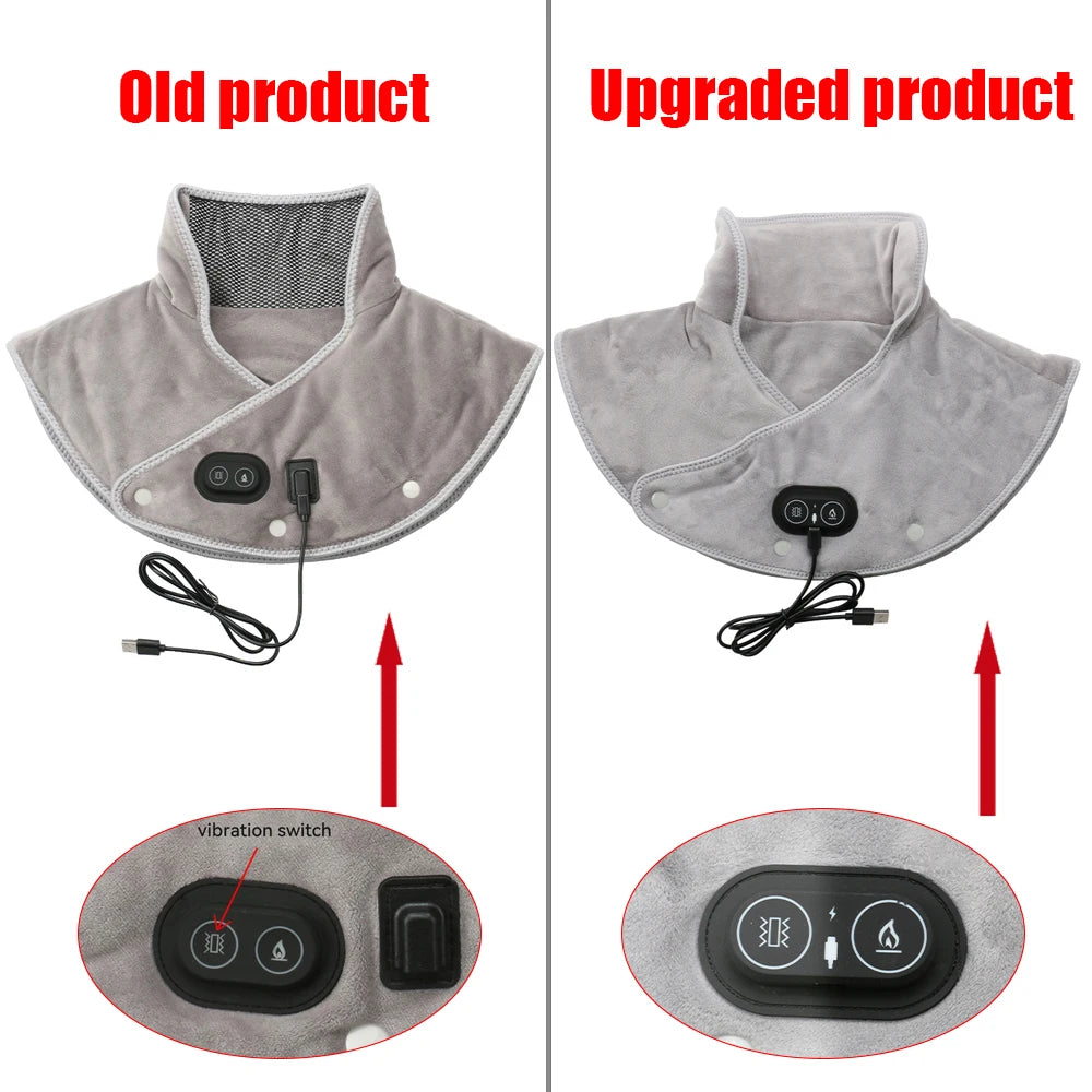 Heated Neck & Shoulder Wrap Massager