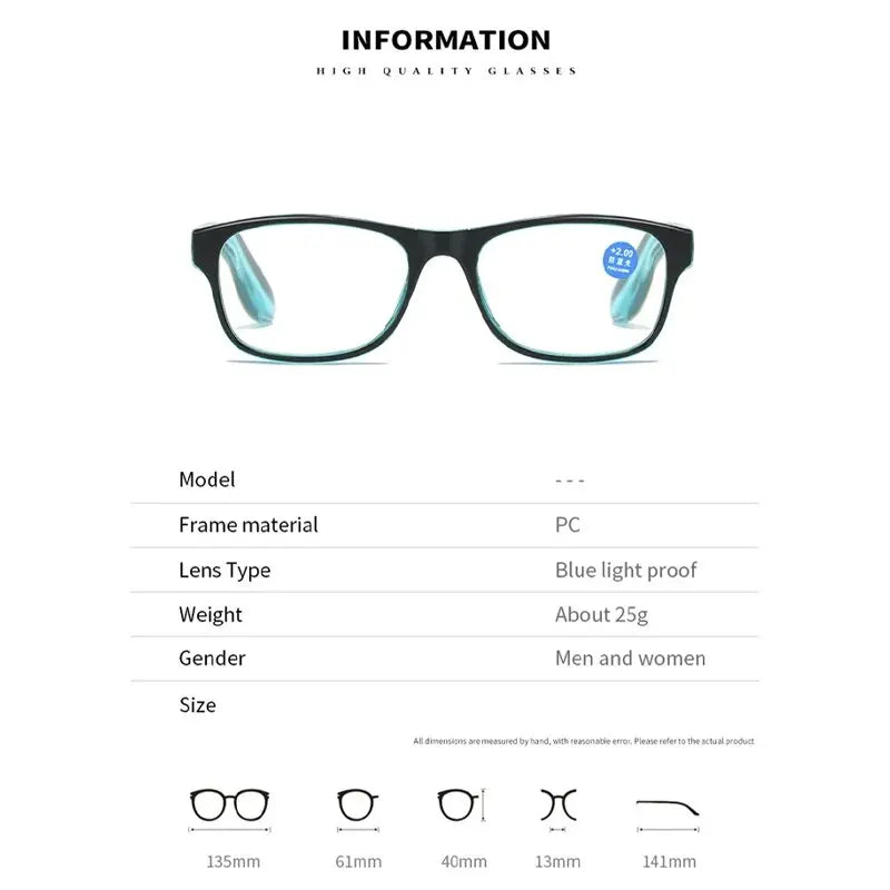 Anti-Blue Light Reading Glasses