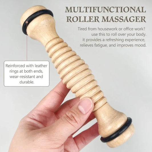 Wooden Foot Massage Roller