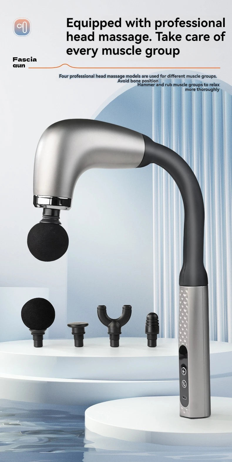 Smart Electric Fascia Massage Gun