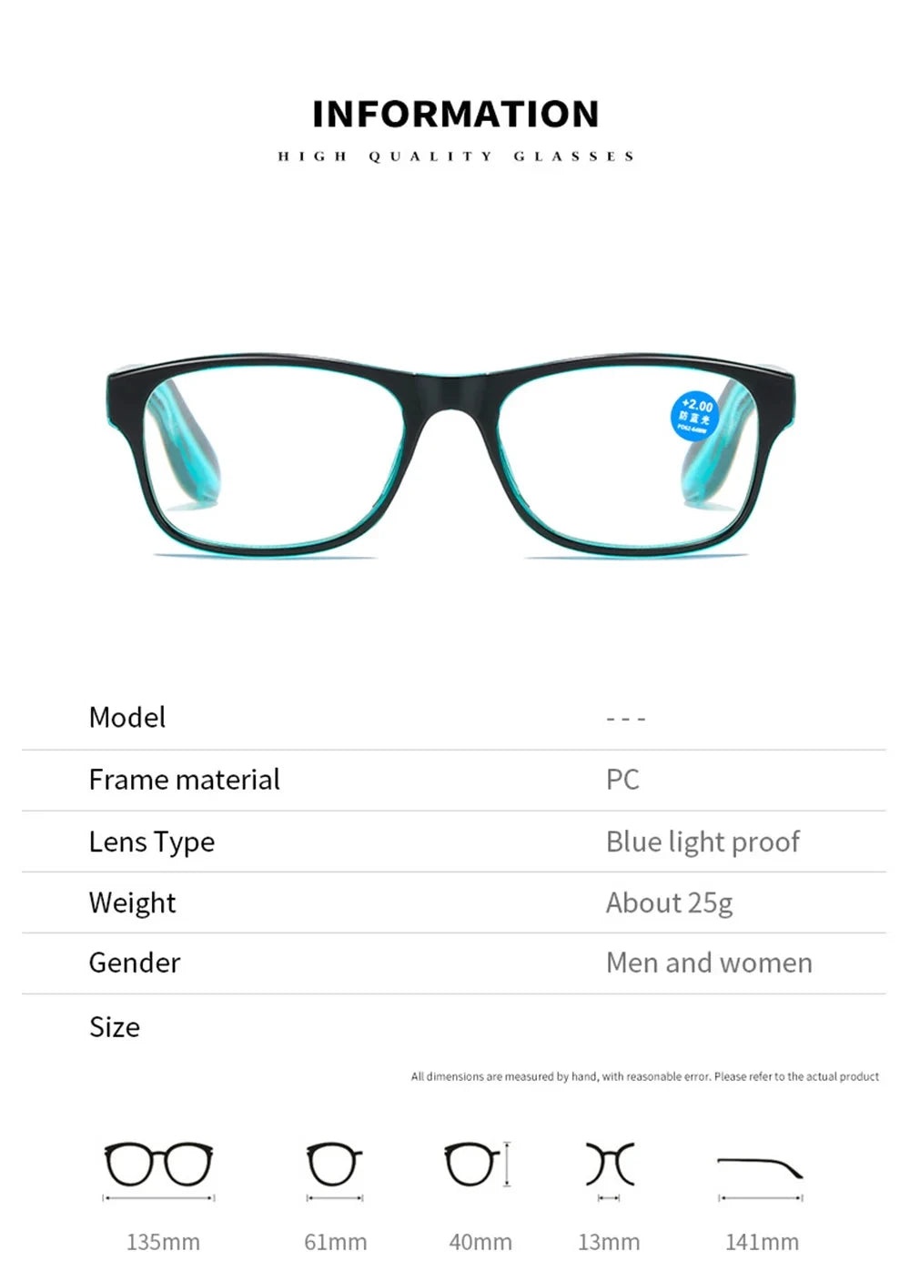 Anti-Blue Light Reading Glasses