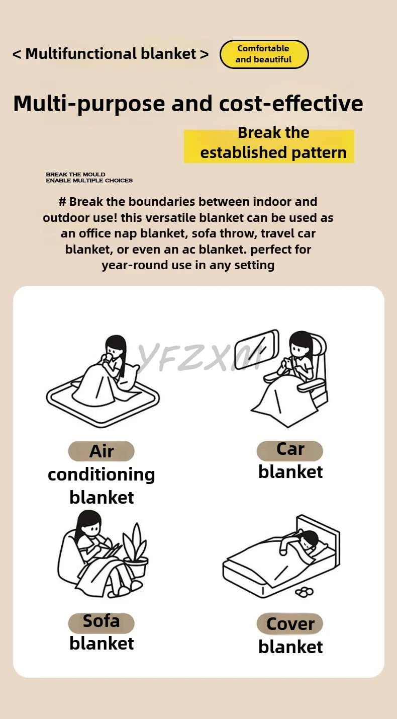 Soft Flannel Multi-Purpose Blanket