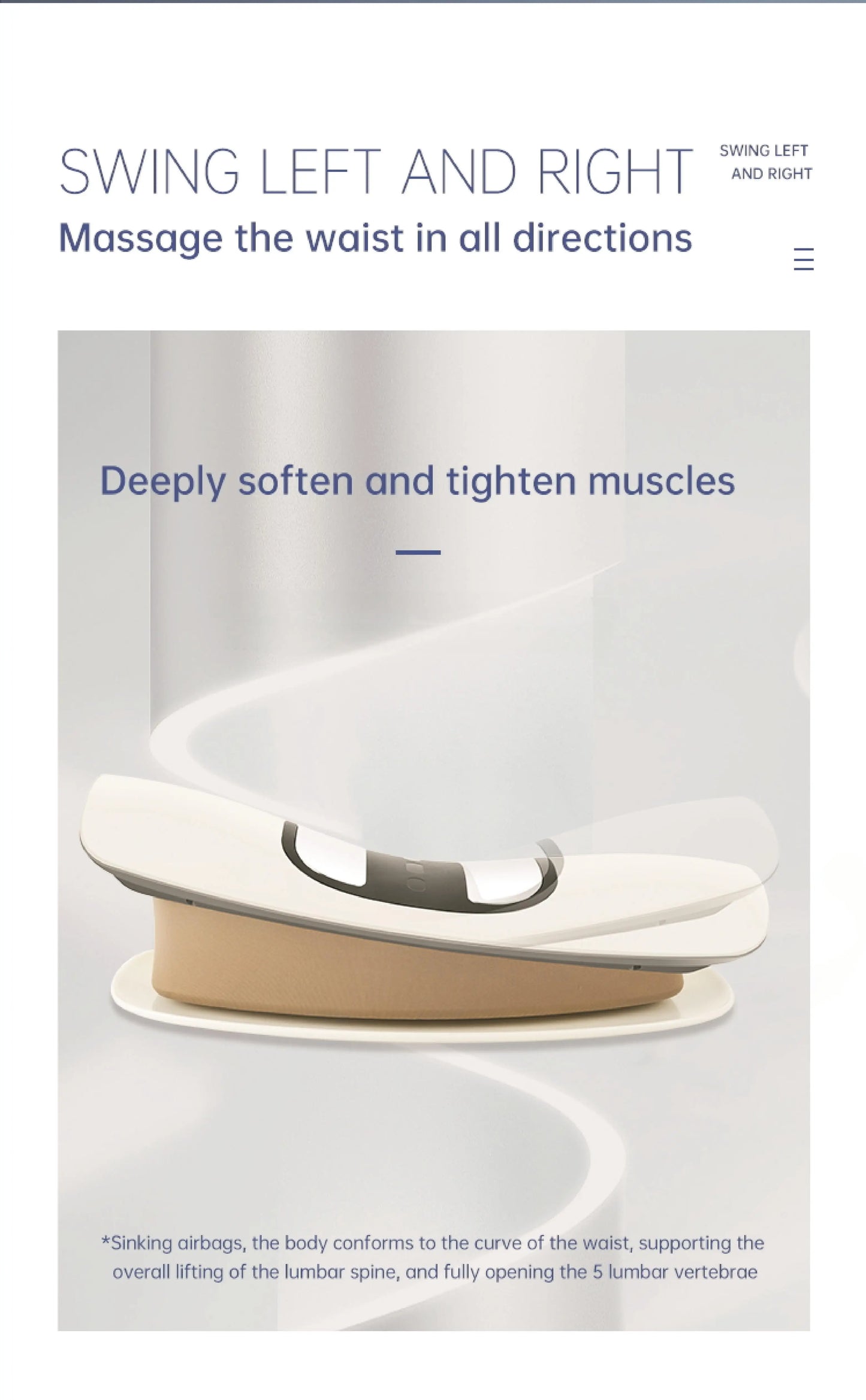 Electric Lumbar Traction Massager