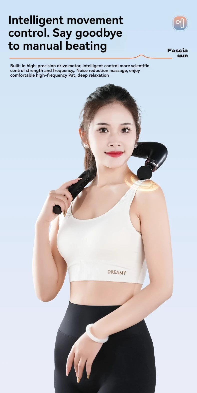 Smart Electric Fascia Massage Gun