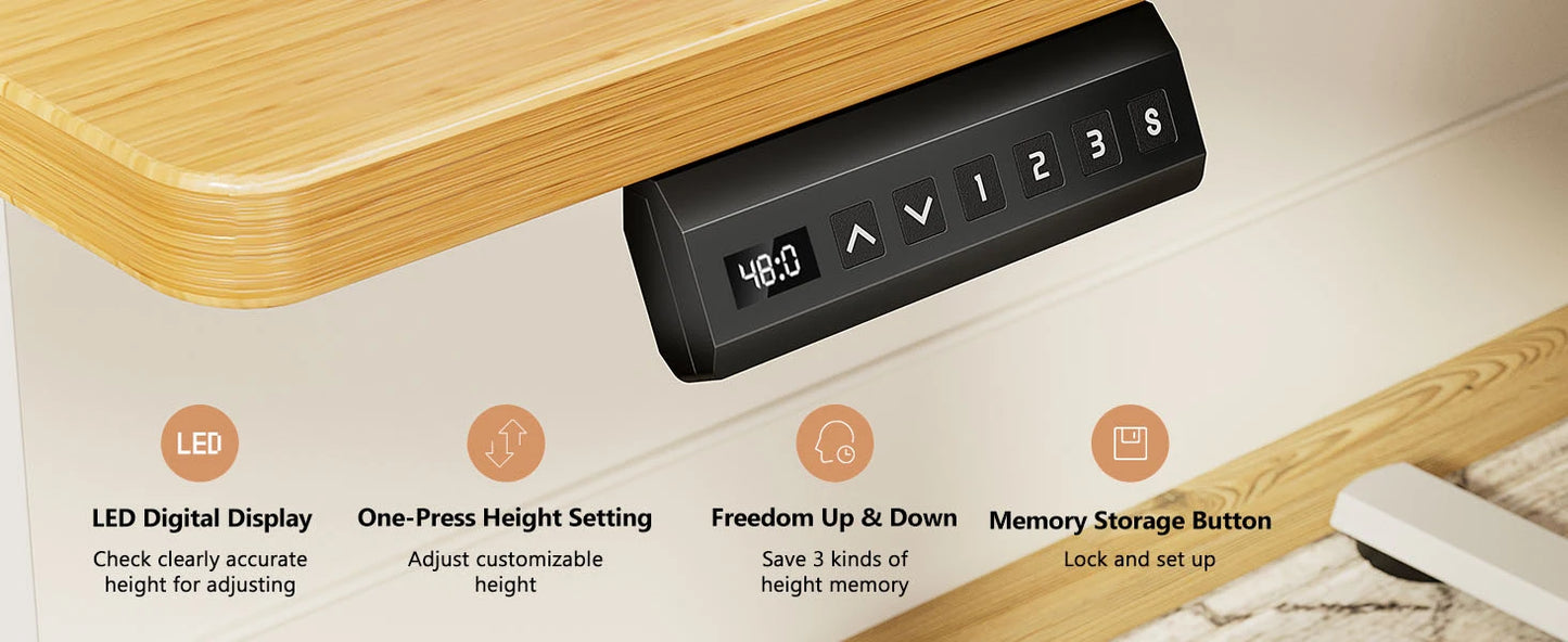 Electric Height Adjustable Standing Desk