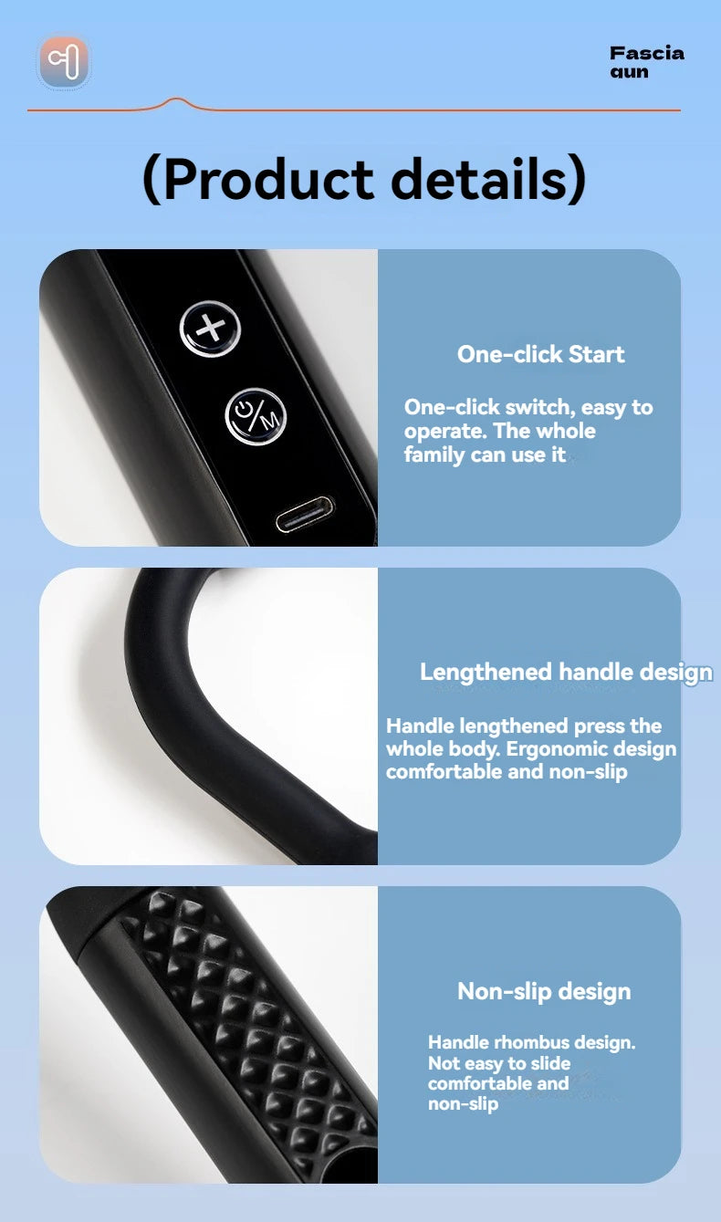 Smart Electric Fascia Massage Gun