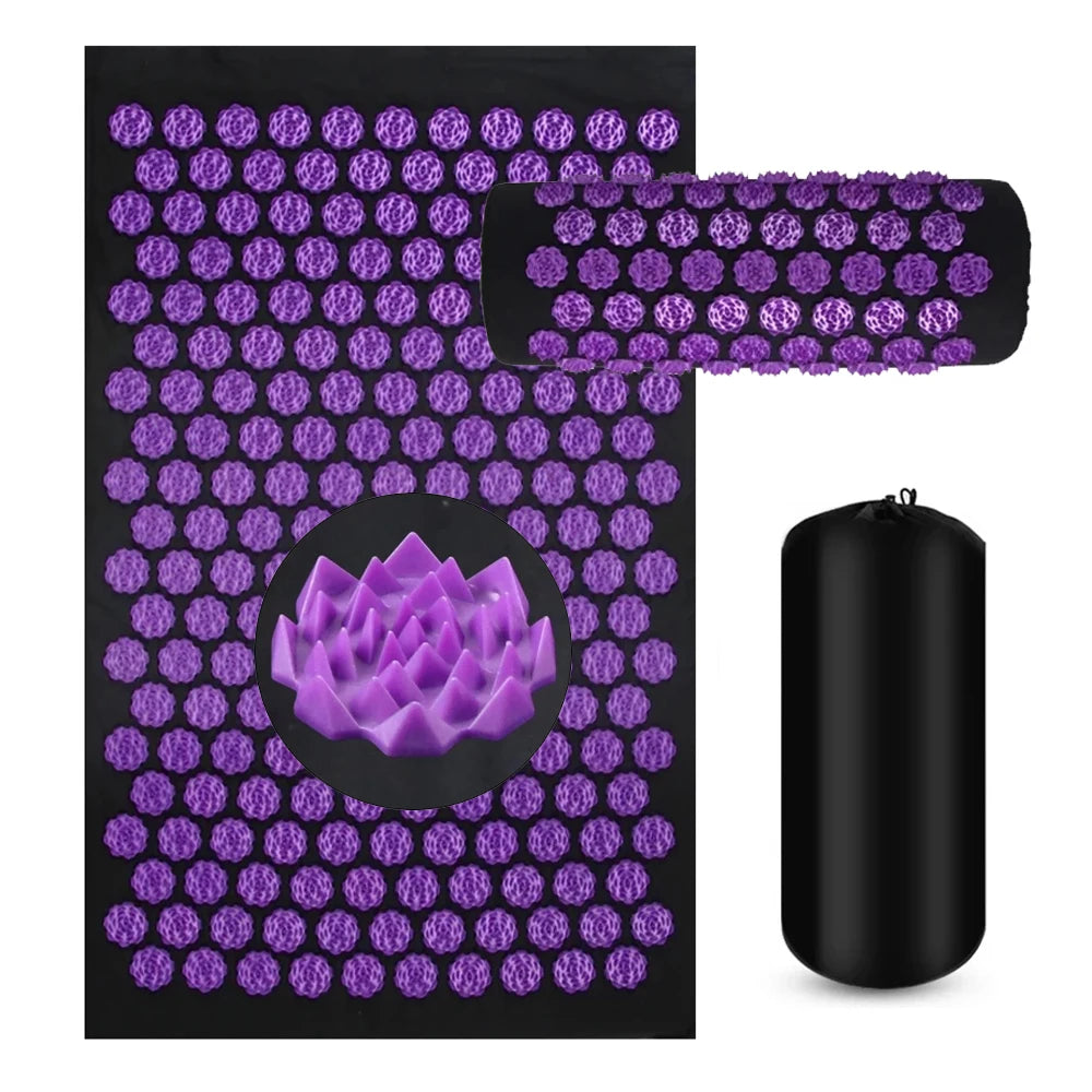 Acupressure Yoga Mat Set