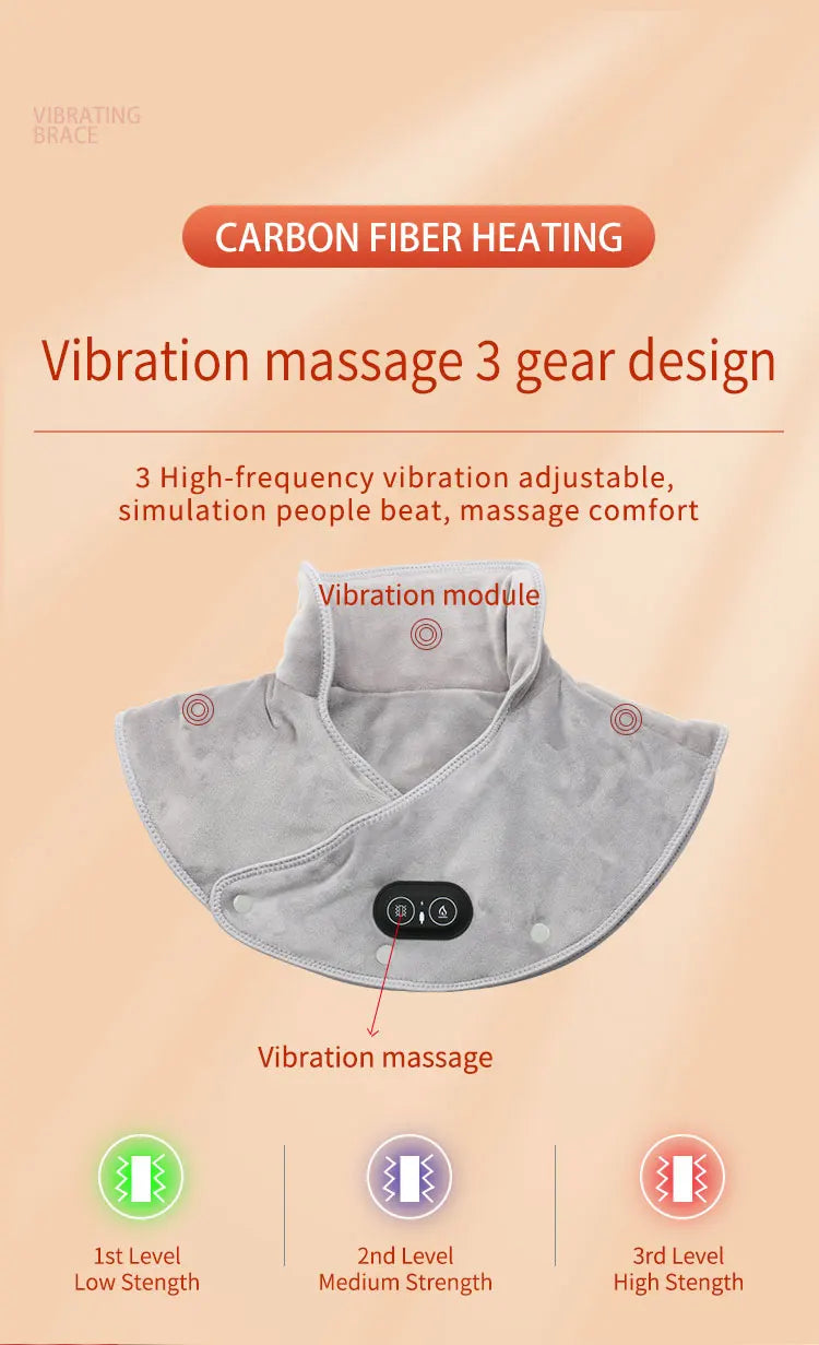 Heated Neck & Shoulder Wrap Massager