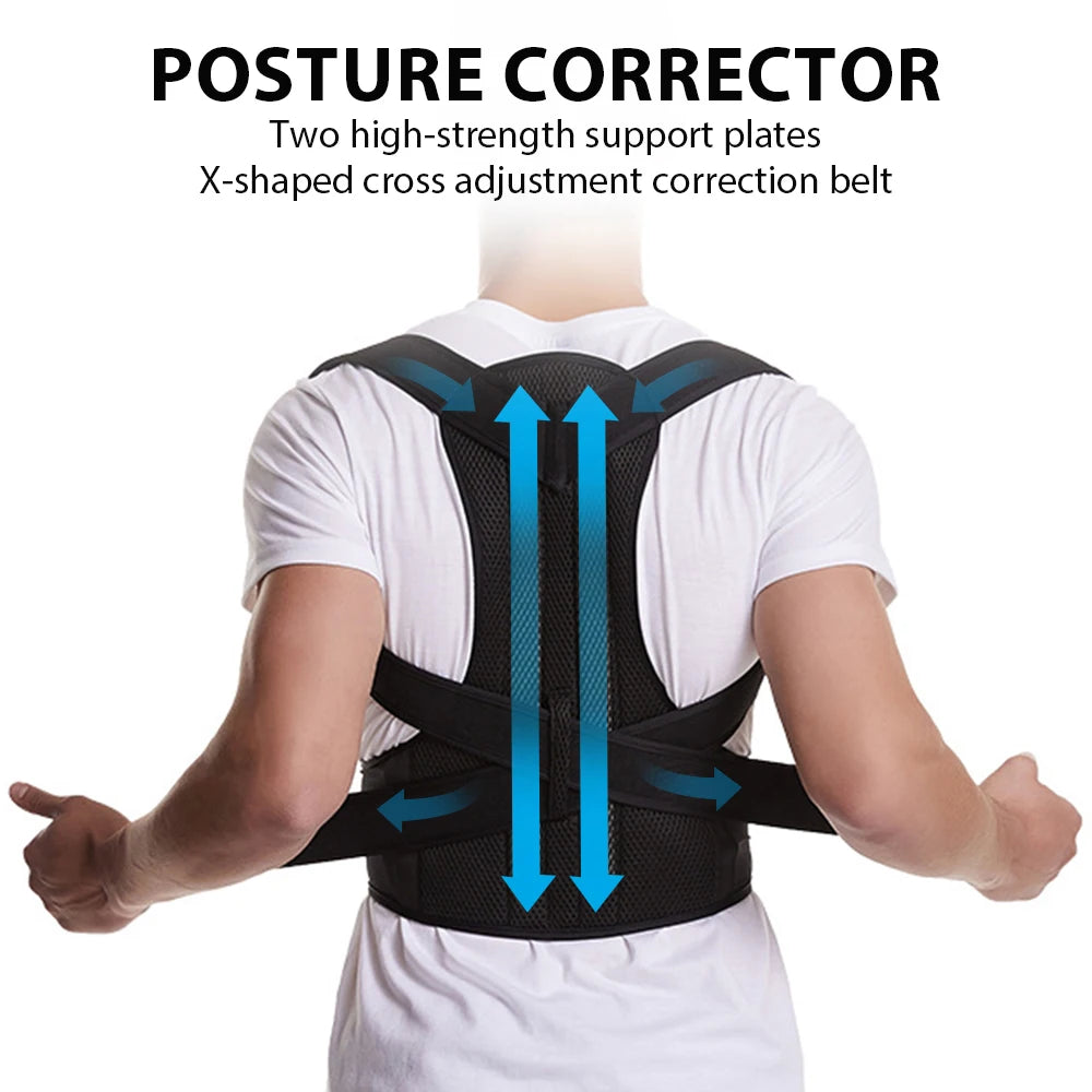 Adjustable Back Posture Corrector Belt