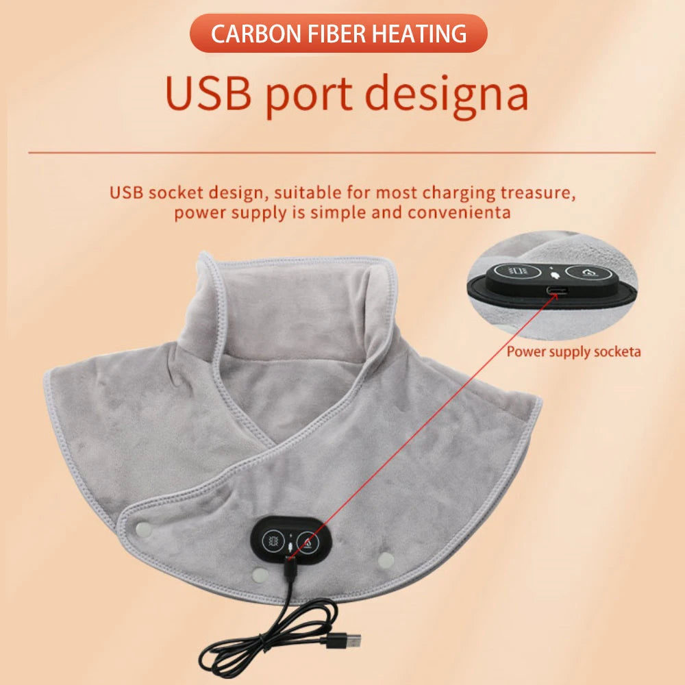 Heated Neck & Shoulder Wrap Massager
