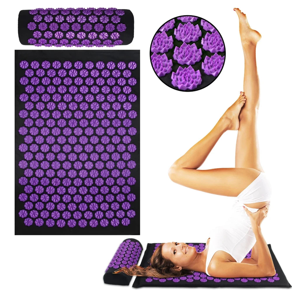 Acupressure Yoga Mat Set