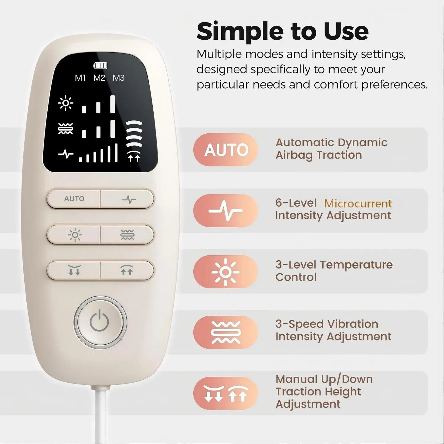 Electric Lumbar Traction Massager