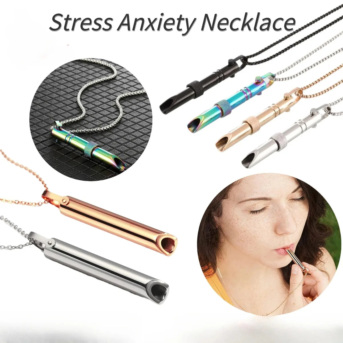 Calming Breathing Necklace Tool