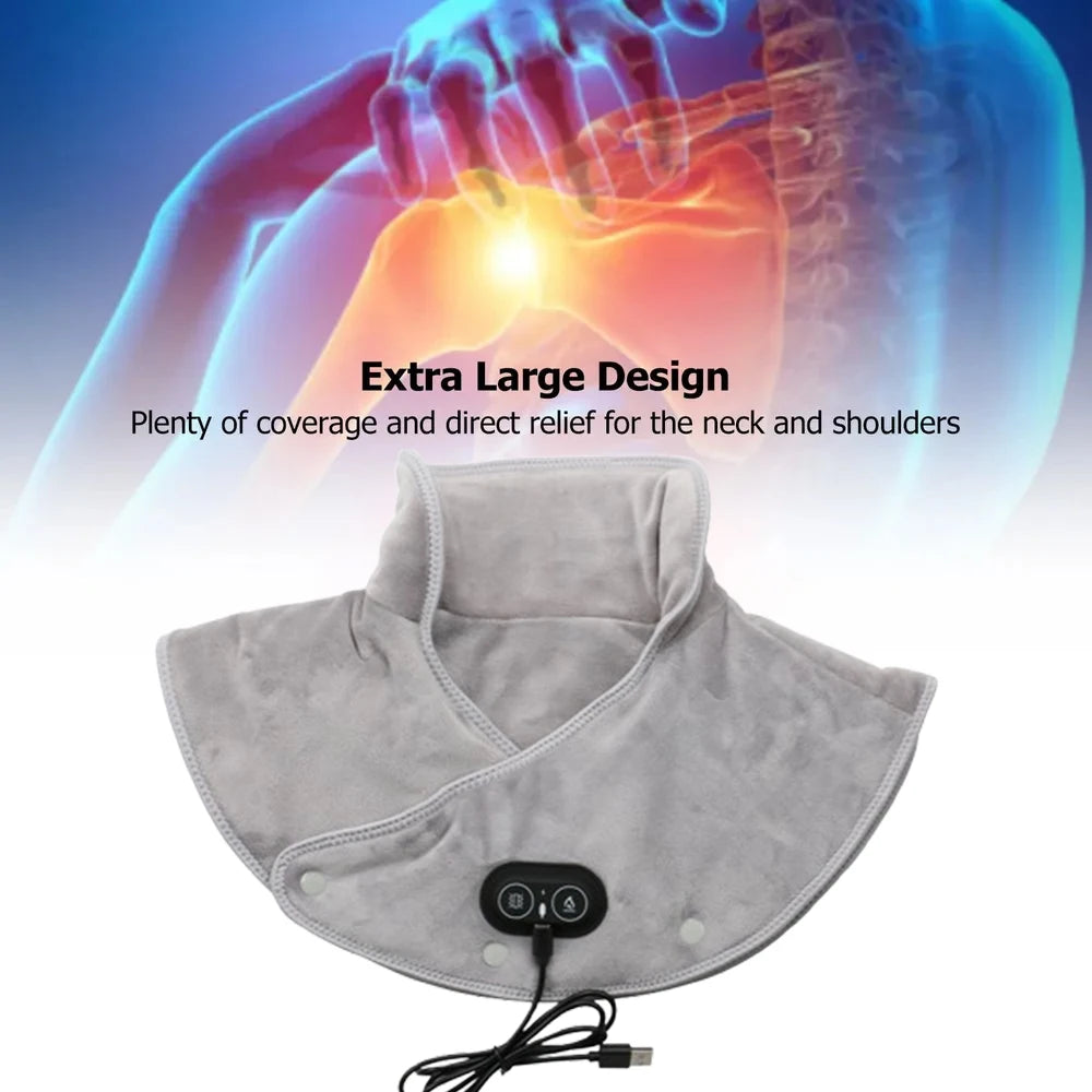 Heated Neck & Shoulder Wrap Massager